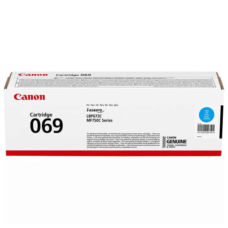 Canon 069 Cyan Cartucho de Toner Original - 5093C002