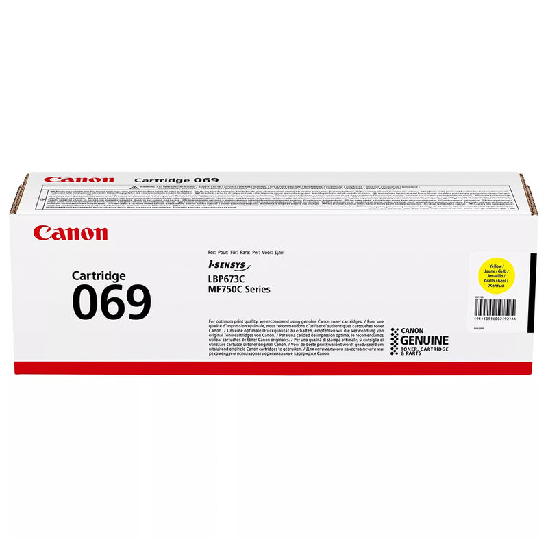 Canon 069 Amarillo Cartucho de Toner Original - 5091C002