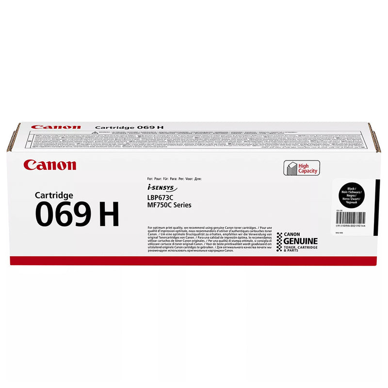 Canon 069H Negro Cartucho de Toner Original - 5098C002