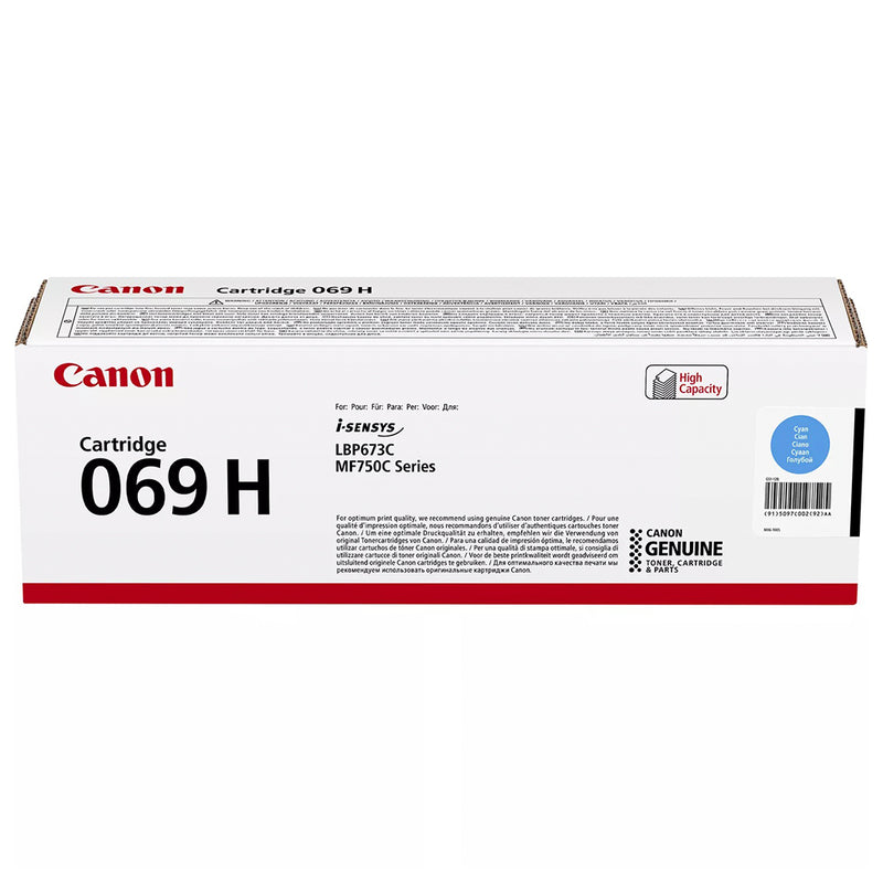 Canon 069H Cyan Cartucho de Toner Original - 5097C002