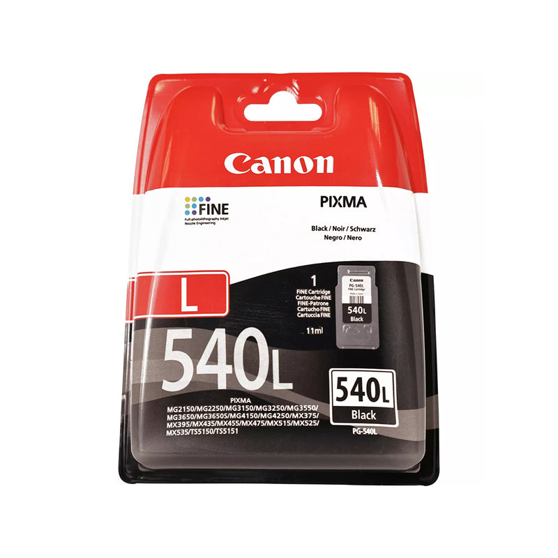 Canon PG-540L Negro Cartucho de Tinta Original - 5224B001/5224B010/5224B011/5222B004/5222B005/5222B001