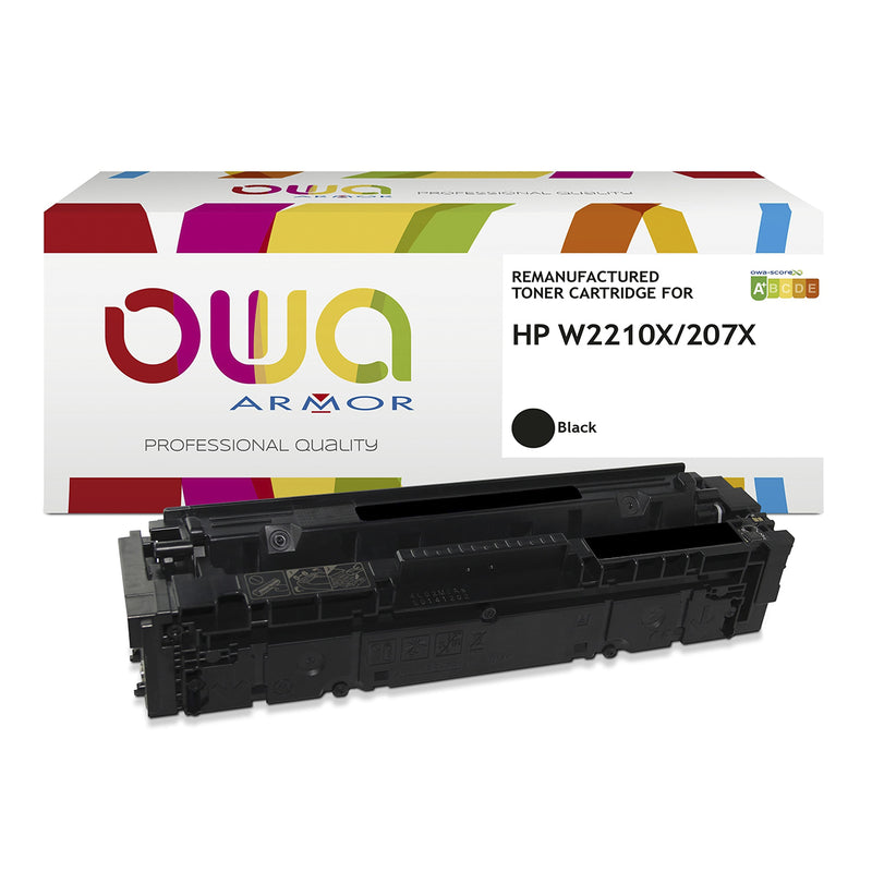 Armor Owa 207X W2210X Negro Cartucho de Tóner Compatible Premium Hp