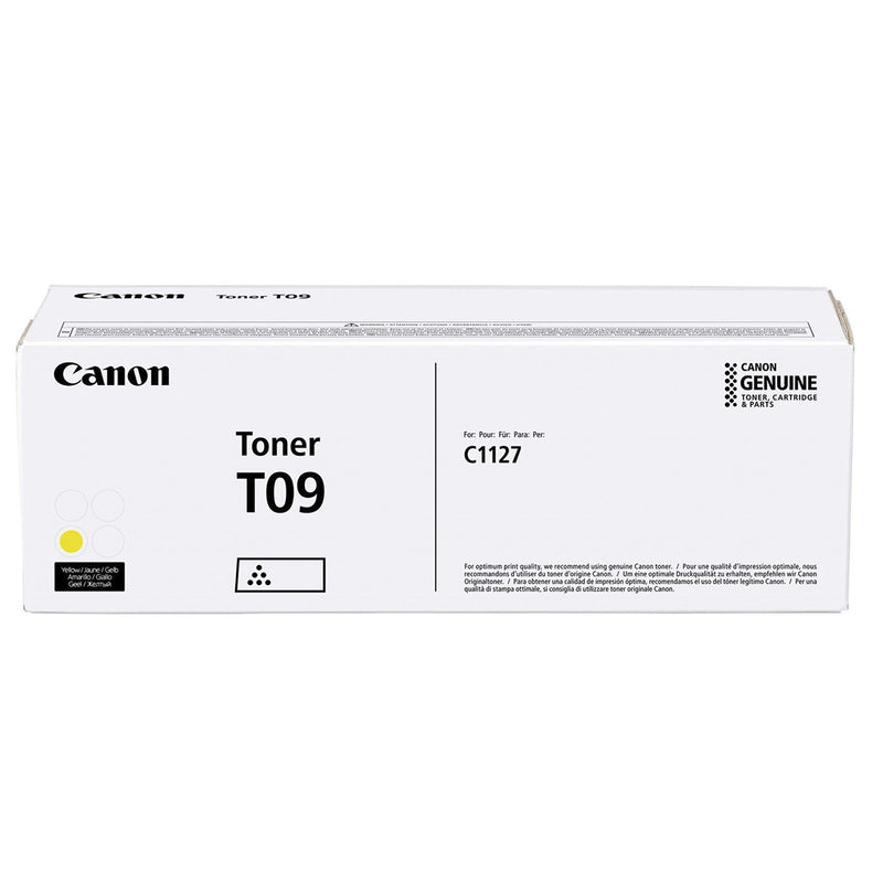 Canon T09 Amarillo Cartucho de Toner Original - 3017C006