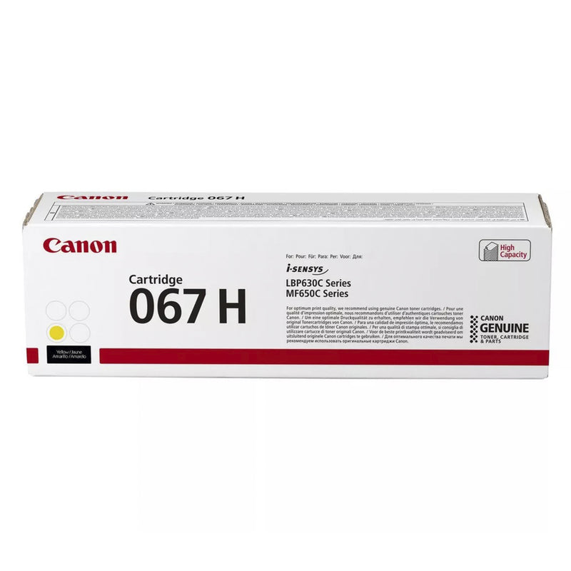 Canon 067H Amarillo Cartucho de Toner Original - 5103C002