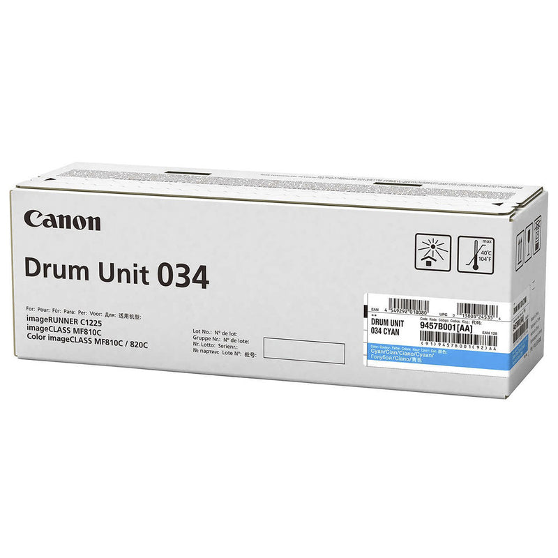 Canon 034 Cyan Tambor de Imagen Original - 9457B001 (Drum)