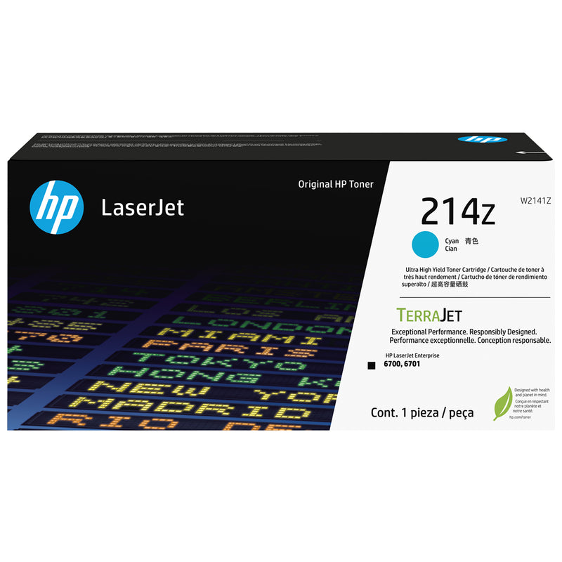 Hp 214Z W2141Z Cian Cartucho de Tóner Original