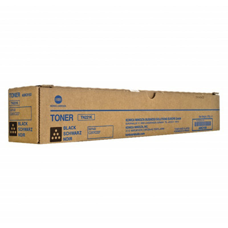 Konica Minolta TN227K   ACVH150 Negro Cartucho de Tóner Original