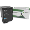 Lexmark 828301 Cian Cartucho de Tóner Original