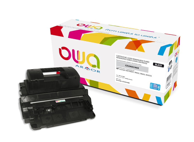 Armor Owa 90X CE390XXL Negro Cartucho de Tóner Compatible Premium Hp