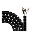 Aisens Organizador De Cable En Espiral 25mm - 3.0m - Color Negro