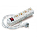 Elbat Regleta Alimentacion - 4x Schukos - Interruptor On/Off - Cable de 1.50m