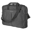 Trust Primo Maletin para Portatil hasta 16" - Bolsillo Exterior - 2 Compartimentos Interiores - Bandolera - Color Negro