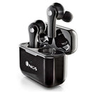 NGS Artica Bloom Black Auriculares Intrauditivos Bluetooth 5.1 TWS - Manos Libres - Asistente de Voz - Autonomia hasta 7h - Base de Carga