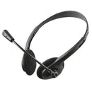 Trust Primo Chat Auriculares con Microfono - Control de Volumen - Diadema Ajustable - Jack 3.5mm - Color Negro