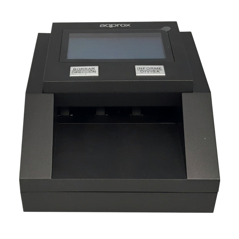 Approx Detector de Billetes Falsos - 7 Sistemas de Verificacion - Deteccion, Recuento por Valor y Tipo - Pantalla LCD