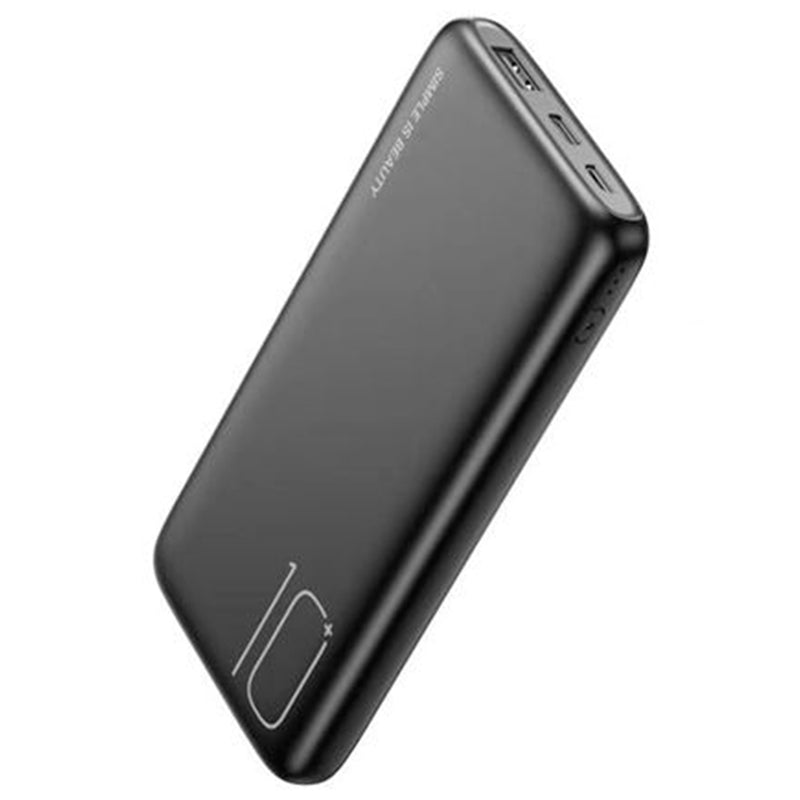 XO Powerbank PR182 - 10000MAH - Leds Indicadores - Carga Rapida - USB - Tipo C - Color Negro