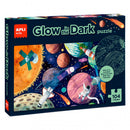 Apli Puzzle Fluorescente del Sistema Solar - Brilla en la Oscuridad - 104 Piezas - Tamaño 5 x 5 cm
