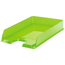 Esselte Europost Bandeja Portadocumentos - Plastico Transparente - Formato Vertical - A4 - Color Verde Transparente (10 unidades)