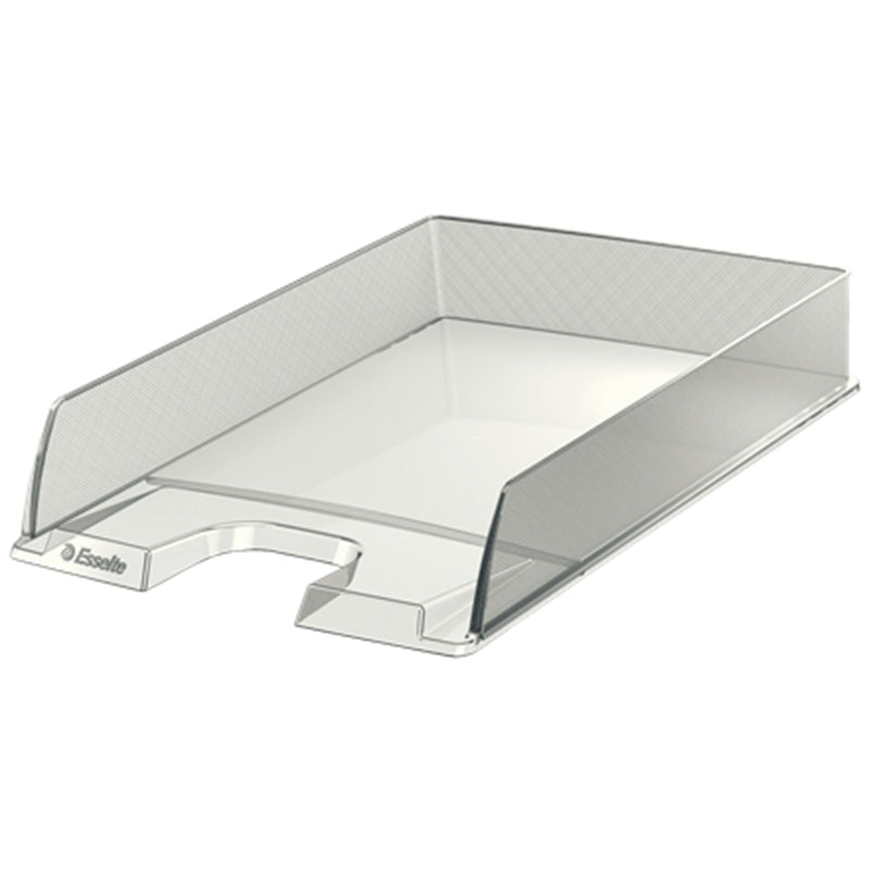 Esselte Europost Bandeja Portadocumentos - Plastico Transparente - Formato Vertical - A4 - Color Cristal (10 unidades)