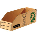 Fellowes Bankers Box Earth Bandeja de Carton 98mm - Montaje Manual - Carton Reciclado Certificacion FSC - Color Marron (50 unidades)