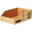 Fellowes Bankers Box Earth Bandeja de Carton 200mm - Montaje Manual - Carton Reciclado Certificacion FSC - Color Marron (50 unidades)