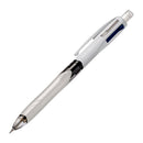 Bic 4 Colours 3+1 Boligrafo y Portaminas Retractil - Punta Media de 1mm - Mina HB 0.7mm - Cuerpo Ancho con Grip - Goma de Borrar - 3 Colores + Portaminas (12 unidades)