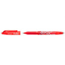 Pilot Frixion Ball Boligrafo de Gel Borrable - Punta de Bola 0.7mm - Trazo 0.4mm - Grip Ergonomico - Color Rojo (12 unidades)