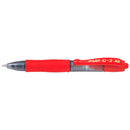 Pilot Boligrafo de Gel G2 Pixie XS Retractil - Punta de Bola Redonda 0.7mm - Trazo 0.32mm - Grip Ergonomico - Color Rojo (12 unidades)