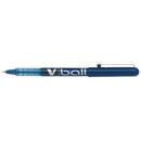 Pilot Boligrafo de Tinta Liquida V Ball 05 Rollerball - Punta de Bola Redonda 0.5mm - Trazo 0.3mm - Color Azul (12 unidades)