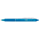 Pilot Boligrafo de gel borrable retractil Frixion Clicker - Punta de bola redonda 0.7mm - Trazo 0.4mm - Grip ergonomico - Color Azul Claro (12 unidades)