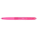 Pilot Boligrafo de Bola Retractil SuperGrip G - Punta Redonda 1.0mm - Trazo 0.4mm - Tinta de Aceite - Grip Ergonomico - Color Rosa (12 unidades)