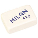 Milan 420 Goma de Borrar Rectangular - Miga de Pan - Suave Caucho Sintetico - Colores Surtidos (20 unidades)