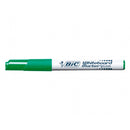 Bic Velleda 1741 Marcador para Pizarra - Punta de 4.5 mm - Trazo 1.4mm - Tinta con Base de Acetona - Borrado Optimo - Larga Duracion - Color Verde (12 unidades)