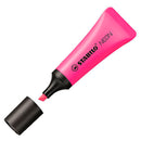 Stabilo Neon 72 Marcador Fluorescente - Trazo entre 2 y 5mm - Tinta con Base de Agua - Cuerpo en Forma de Tubo - Color Rosa (10 unidades)