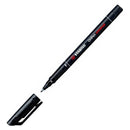 Stabilo OHPen Rotulador Permanente - Punta Fina - Trazo de 0.7mm - Agarre Antideslizante - Tapon Ventilado - Color Negro (10 unidades)