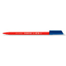 Staedtler Noris 326 Rotulador de Punta Fina - Trazo 1mm Aprox - Tina Base de Agua - Color Rojo (10 unidades)