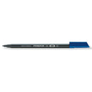 Staedtler Noris 326 Rotulador de Punta Fina - Trazo 1mm Aprox - Tina Base de Agua - Color Negro (10 unidades)
