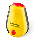 Staedtler Noris Sacapuntas con Deposito - 1 Agujero - Afilado en Ambas Direcciones - Color Amarillo