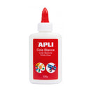 Apli Cola Blanca Liquida 100g - Aplicador de Punta - Libre de Solventes y No Toxica - Apto para uso Escolar