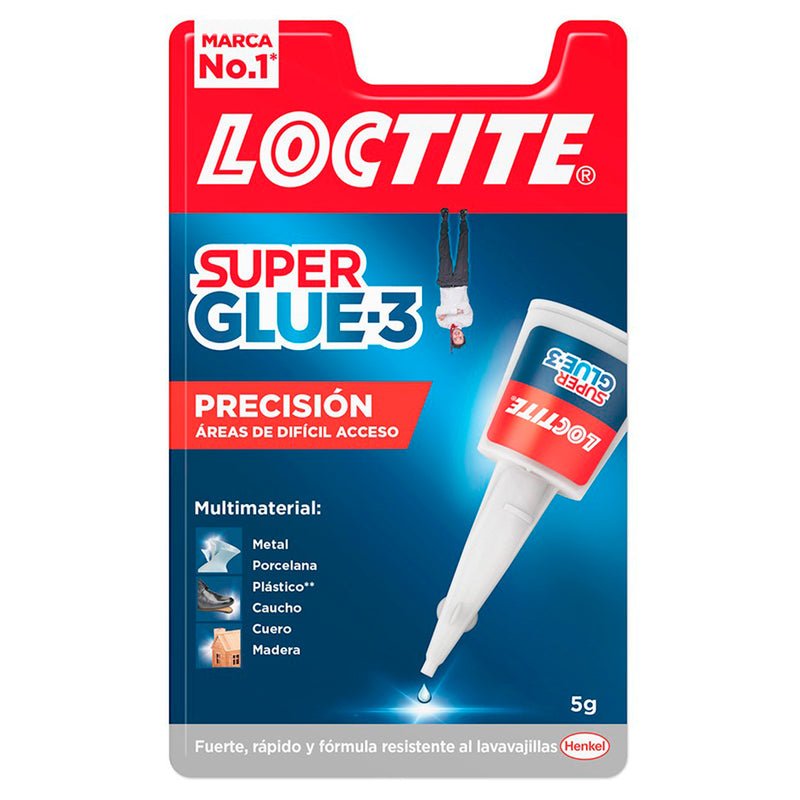 Loctite Precision Pegamento Universal Instantaneo - 5gr - Maxima Resistencia - Union Instantanea - 2640076/2712223/2644833