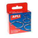 Apli Pack de 20 Anillas Metalicas Articuladas Ø25 mm