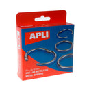 Apli Pack de 20 Anillas Metalicas Articuladas Ø32 mm