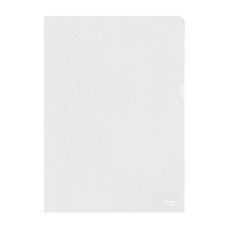 Esselte Caja de 100 Dossiers Uñero - Formato A4 - Lamina de PP Piel de Naranja - Grosor 0.11mm