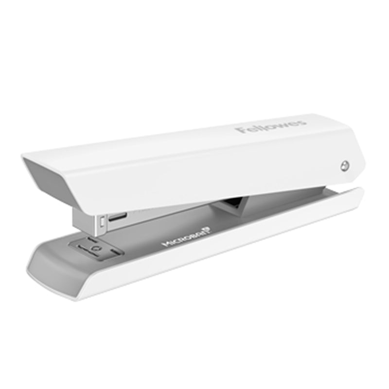 Fellowes LX820 Grapadora con Proteccion Microban - Hasta 20 Hojas - Visor de Grapas - Color Blanco