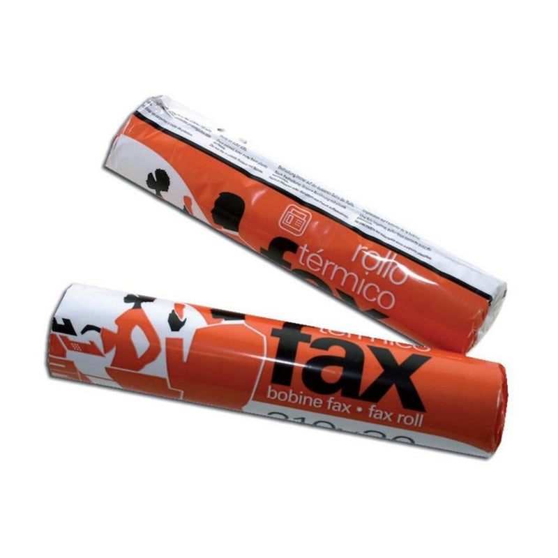 Fabrisa Rollo de Papel Termico para Fax - Medidas 210x30x12mm (16 unidades)