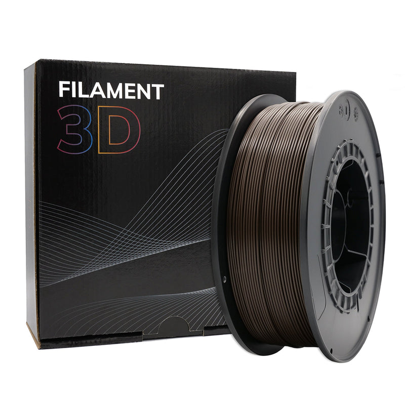 Filamento 3D PLA - Diametro 1.75mm - Bobina 1kg - Color Ebano