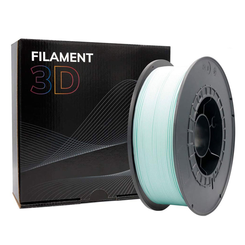 Filamento 3D PLA - Diametro 1.75mm - Bobina 1kg - Color Turquesa Claro