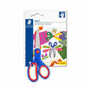 Staedtler Noris 965 Tijera Escolar de Seguridad - Agarre Ergonomico Suave - Cuchillas Romas - Longitud 14cm
