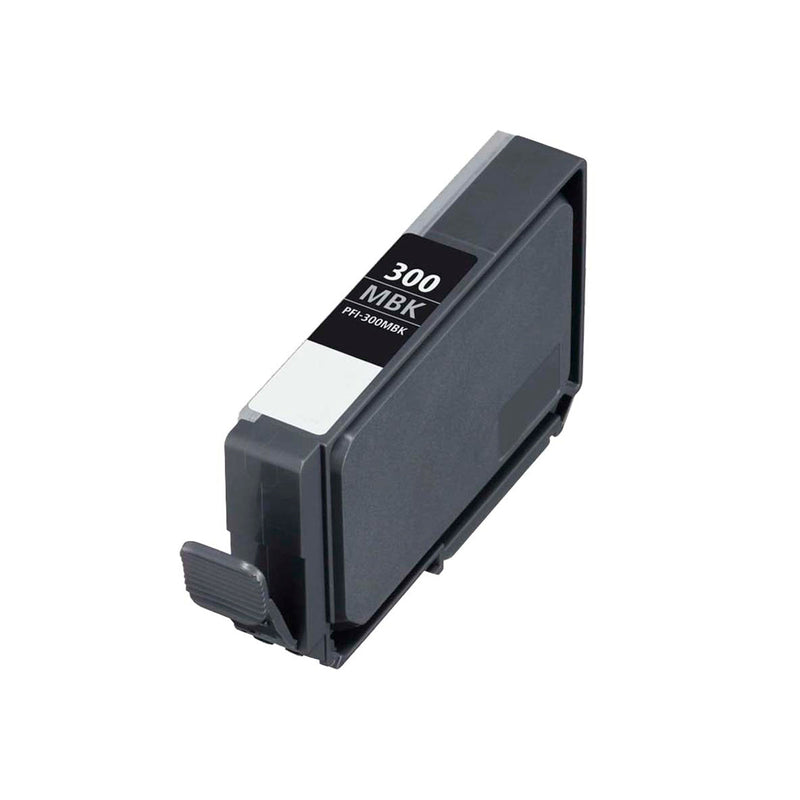 Canon PFI300 Negro Mate Cartucho de Tinta Pigmentada Generico - Reemplaza 4192C001/PFI300MBK