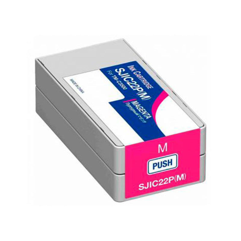 Epson SJIC22P Magenta Cartucho de Tinta Pigmentada Generico - Reemplaza C33S020603/SJIC22P(M)